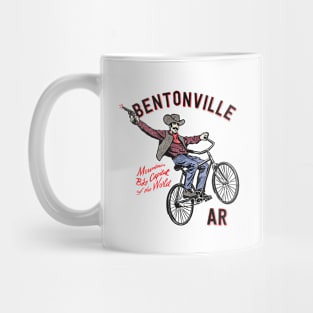 Bentonville Bucking Bicycle Mug